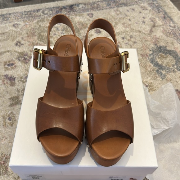 ✨ NIB CHLOE Jeannette wedge clog spring summer 2025 - Picture 12 of 17